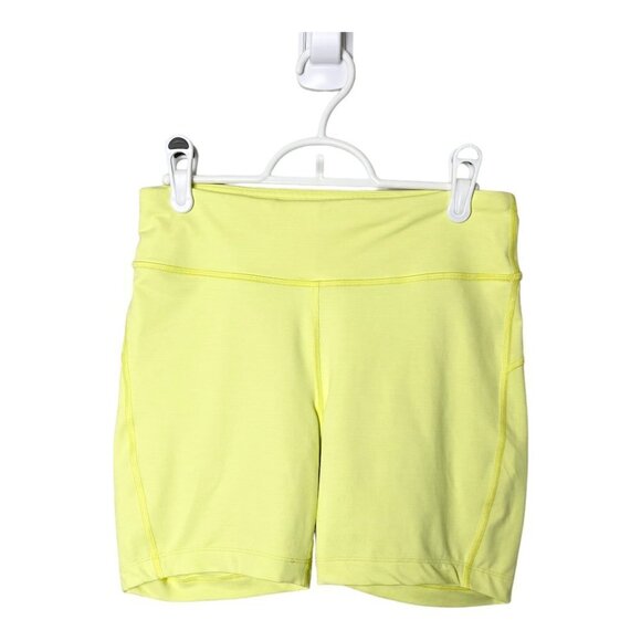 Outdoor Voices TechSweat 6" Bike Shorts Fluorescent Yellow - Picture 3 of 10